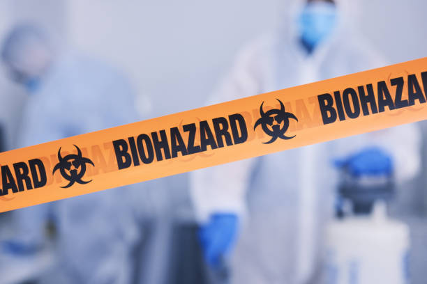 Professional Blood Cleanup technician working in Pointblank, TX